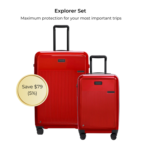 Explorer Set (Essential 22" Carry-On Expandable Spinner + Large Expandable Spinner)