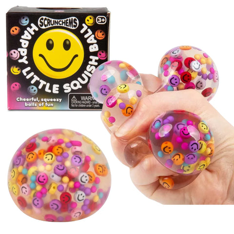 Set of 4 SCRUNCHEMS The Happy Little Squish Balls