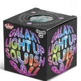 Set of 4 SCRUNCHEMS Galaxy Light UP Squish Balls