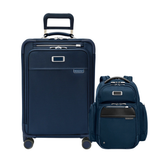 Business Trip Set (Essential 22" Carry-On Expandable Spinner + Large Cargo Backpack)