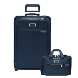 Frequent Flyer Set (Essential 22" 2-Wheel Expandable Carry-On + Underseat Duffle)