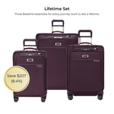 Lifetime Set (Essential 22" Carry-On Expandable Spinner + Compact 24" Checked Expandable Spinner + Large Expandable Spinner)