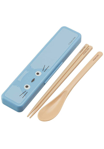 My Neighbor Totoro Chopsticks and Spoon with Case (Totoro)