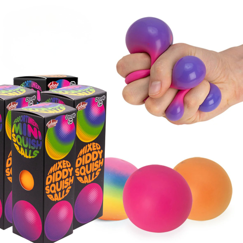 Set of 4 Packages Mixed Diddy Squish Balls