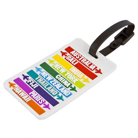 Hot Spot Countries Luggage Tag