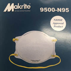 N-95 Particle Respirator Masks (5 Pack) - Makrite