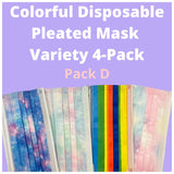 Fashionable Disposable Pleated Face Masks
