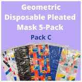 Fashionable Disposable Pleated Face Masks