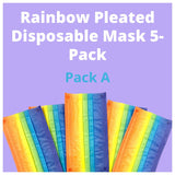 Fashionable Disposable Pleated Face Masks